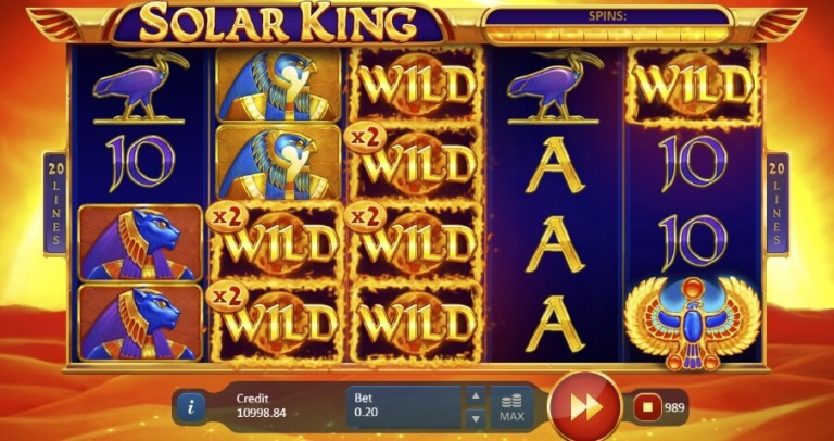 Слот Solar King от Playson в онлайн казино 